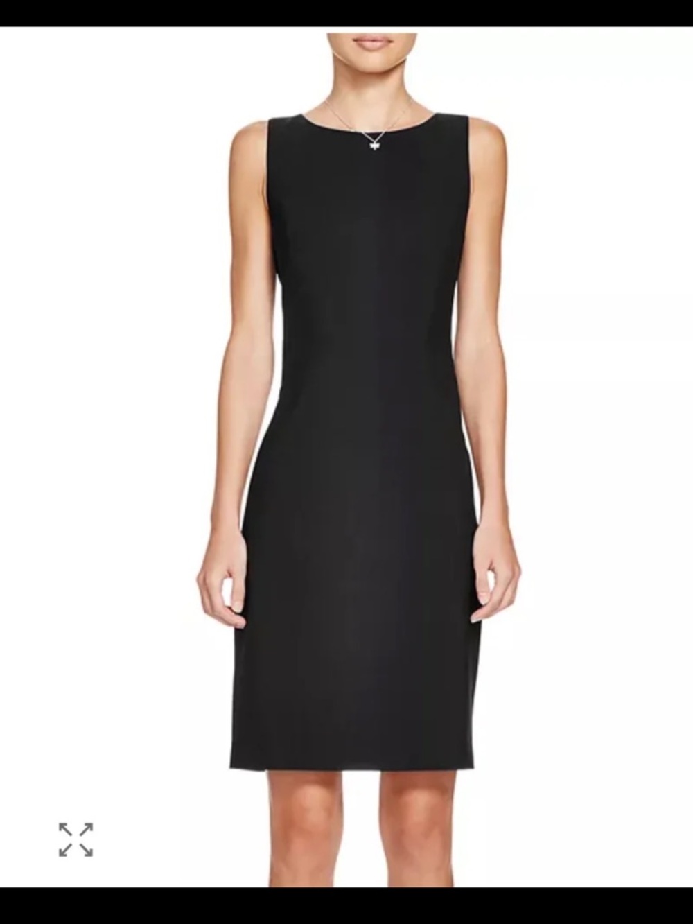 Theory Betty 2B Edition Black Sheath Dress 
size 8 - Picture 4 of 12